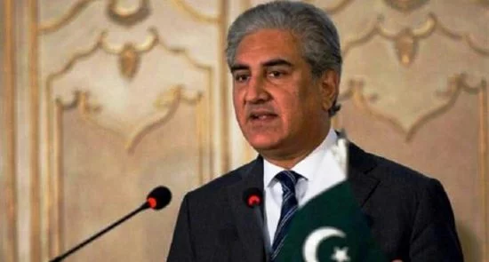 شاه محمود قریشی 1 1 550x295 - وزير الخارجية الباكستاني قلق بشأن الحرب الأهلية في أفغانستان