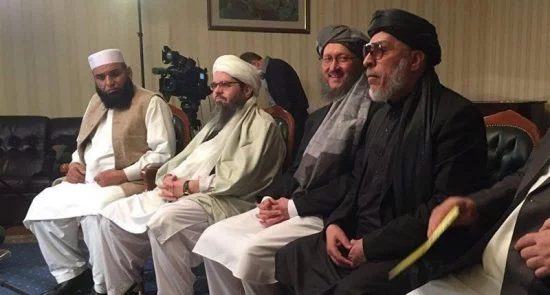 طالبان 550x295 - إنتهاء المفاوضات بين أمريكا وممثلي طالبان