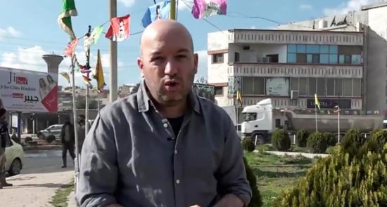 مواف فرداي 550x295 - الجزيرة:مراسل قناة إسرائيلية يتجول في أراضي النظام السوري