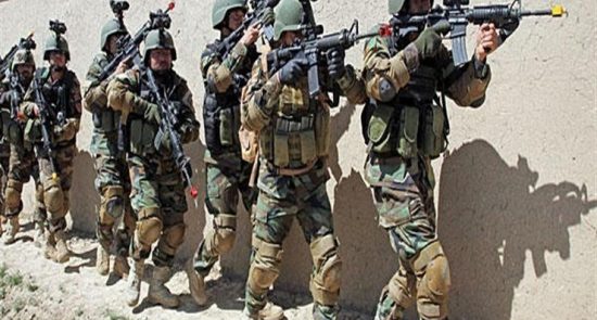 القوات الخاصة الأفغانية 550x295 - عملیات تطهير في ولاية باجلان من قبل القوات الأمنية