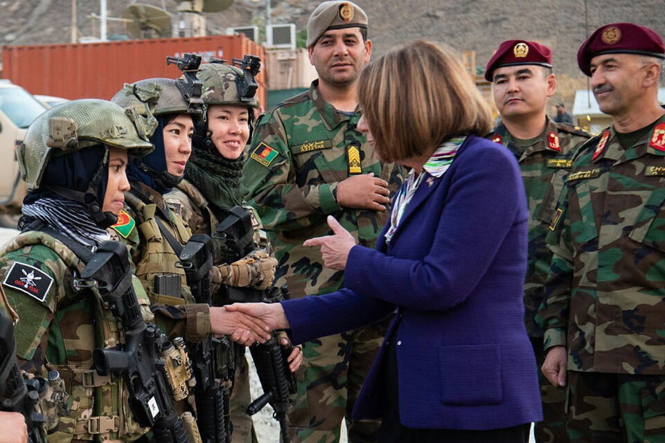 نانسي بيلوسي 3 - تقرير مصور عن زيارة رئيسة الكونغرس الأمريكي إلى كابول
