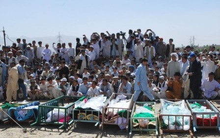 هزاره - مظاهرات شاملة في أفغانستان ؛ طلاب باميان: أوقفوا الإبادة الجماعية للهزارة