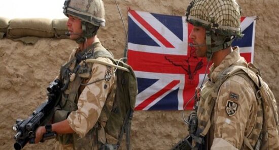 بریتانیا در افغانستان 550x295 - بدء التحقيق في الجرائم الحربیة للجنود البريطانيین في أفغانستان