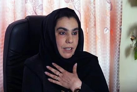 district chairwoman - Balkh Gets Its First Female District Chairperson