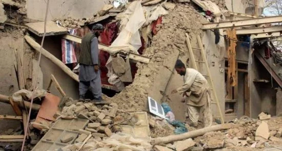 afghanairstrike16 550x295 - Human Catastrophe still Runs in Afghanistan; 20 Killed Including Children in Airstrike