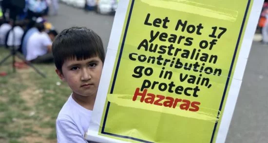 d7e93d81fa5a42cca8eb0535624bd1dd 18 550x295 - Taliban doesn't get hands off Afghan's back,  Hazaras slaughtered in Australia