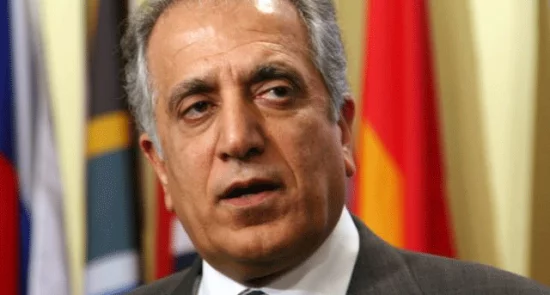 1447917 zilmey 1543900362 288 640x480 550x295 - Khalilzad Arrives in Afghanistan to Continue Peace Talks with Taliban