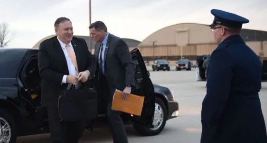 colin mp 8 550x295 - Pompeo Arrives  in Jordan, a journey to Middle East, Focused on Iran
