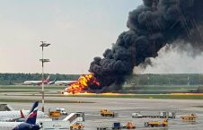 0506 plane fire ap images 4 226x145 - 41 Dead as Russian Plane Bursts into Flames on Landing