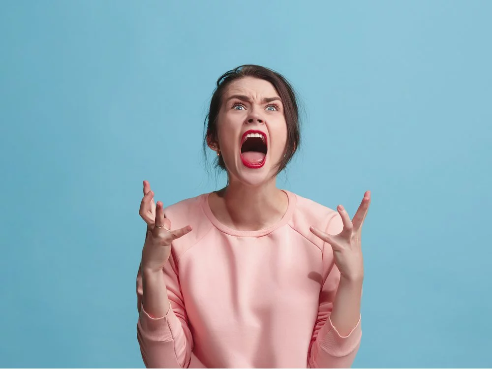anger angry woman - How to Express Your Anger the Right Way