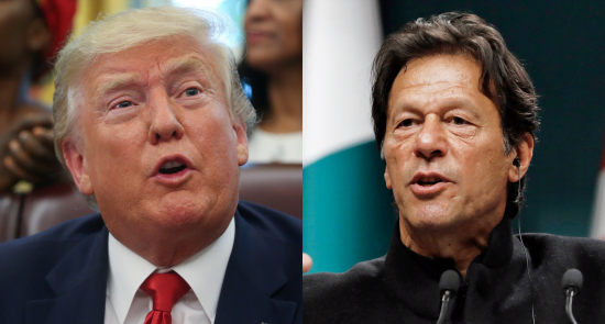 https   s3 ap northeast 1.amazonaws.com psh ex ftnikkei 3937bb4 images 4 6 6 4 21764664 1 eng GB Trump Khan 550x295 - Imran Khan to Discuss Afghanistan Peace Deal with Trump