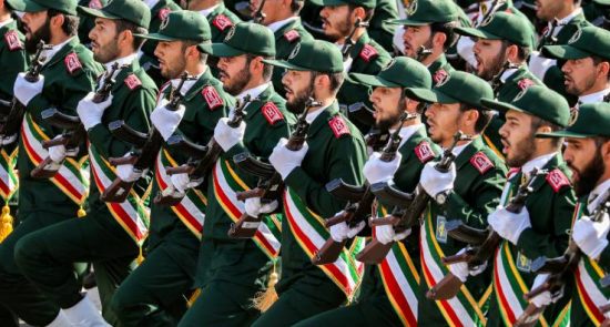 iran revolutionary guards parade 550x295 - Iran Revolutionary Guard Strikes Terrorist Groups in Northern Iraq
