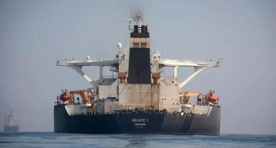 iraniantankergrace11800.jpeg 550x295 - Gibraltar Releases Iran Supertanker That US Sought to Seize