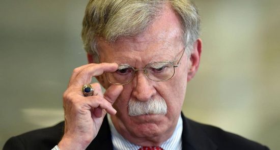 john bolton 550x295 - It Turns out Everyone Wanted Peace in the Middle East More than John Bolton - Even Donald Trump
