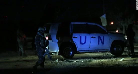 191124135209 01 kabul un vehicle 1124 exlarge 169 550x295 - One Killed, Five Hurt in Afghanistan Blast Targeting UN Personnel