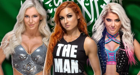 women saudi arabia 424 wwe 550x295 - Saudi Arabia 'Sport Washing' Country's 'Dire Human Rights Record' With First-ever Women's Match