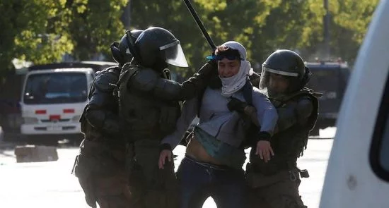 587100ce9a7e4b0690f096f906ac6959 18 550x295 - UN Chile's Police Accused of Human Rights Abuses