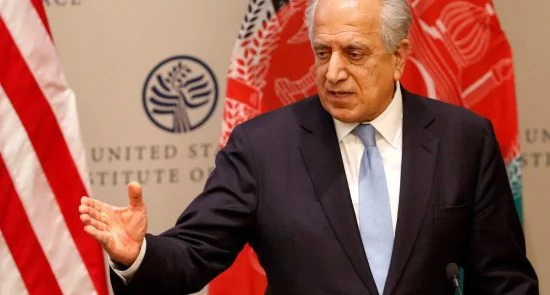 XMTPN6IAONFLZMO3ZKPRJHD57Y 550x295 - US Peace Envoy to Afghanistan Opens First Round of Resurrected Talks with Taliban