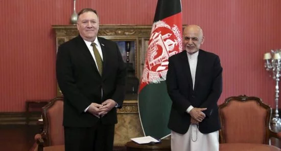 AP20083389739990 550x295 - U.S. Cuts $1 Billion Aid to Afghanistan Due to Halted Peace Process