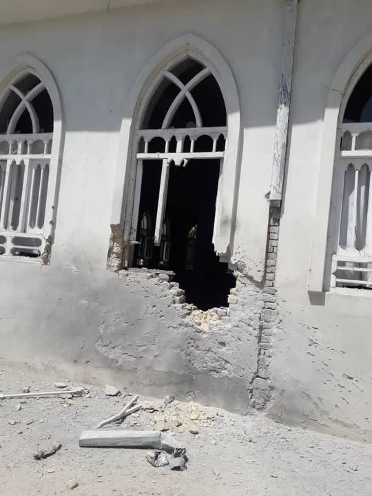 A destroyed Mosque in Baghlan 1 - Images: A destroyed Mosque in Baghlan.
