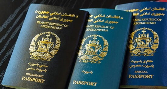 Passport 550x295 - Passport renewal tariff for Afghanistan nationals has been slashed from $ 120 to $ 20.