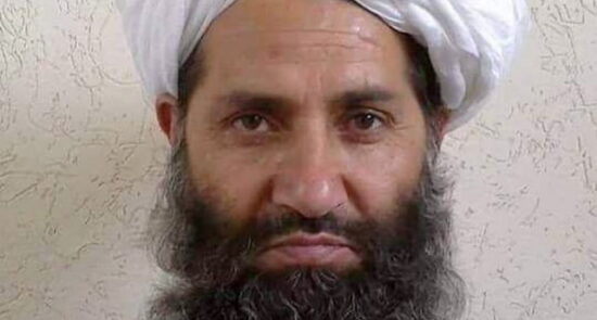 هبت الله 550x295 - Taliban Leader: Despite military progress, we are a strong supporter of a political solution for Afghanistan