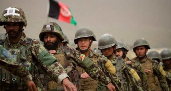 Afghan soldier 1 550x295 - SIGAR: 70,000 Afghan soldiers have been killed in Afghanistan's 20-year war