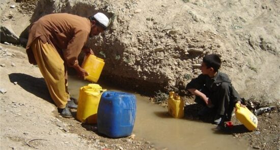 خشکسالی 550x295 - Drought has exacerbated the humanitarian crisis in Afghanistan