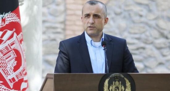 امرالله صالح 550x295 - Amrullah Saleh: The economic collapse is one of the reasons for the fall of the Taliban