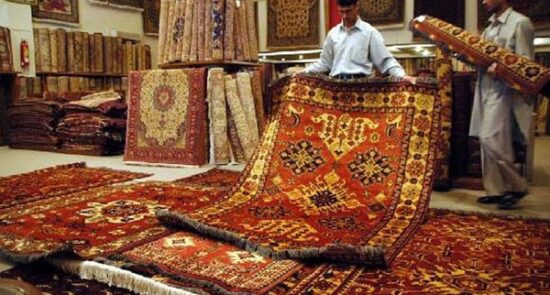 فرش 550x295 - Increased exports of Afghan carpets last year