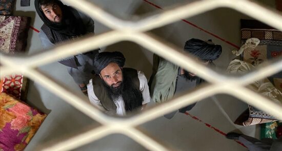 Afghans are imprisoned زندانی افغان 550x295 - We will not negotiate despite sanctions, Bilal Karimi says