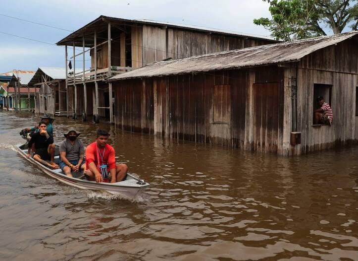 تصویر/ برازیلی سیلاب