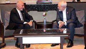 دیدار رییس جمهور احمدزی با وزیر خارجه ایران