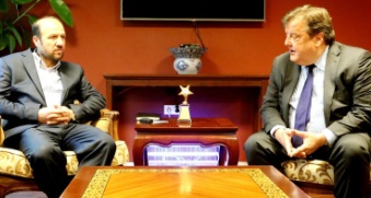 دیدار تاج محمد جاهد با رییس انستیتوت صلح ایالات متحده امریکا