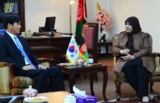 دیدار غزال حبیب یار با سفیر کوریای جنوبی