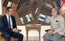 دیدار دکتور عبدالله عبدالله با وزیر امور خارجه دنمارک