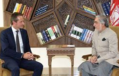 دیدار دکتور عبدالله عبدالله با وزیر امور خارجه دنمارک