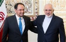 ربانی و ظریف 226x145 - دیدار صلاح الدین ربانی با وزیر امورخارجه ایران