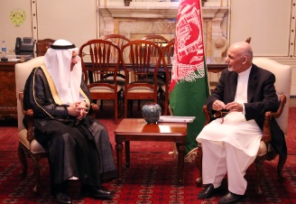 دیدار رئیس جمهور غنی با سکرتر جنرال سازمان همکاری اسلامی