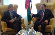 ملاقات صلاح الدین ربانی با رئیس گروه بین المللی بحران