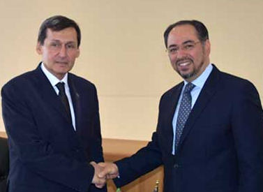 دیدار صلاح الدین ربانی با وزیر خارجه ترکمنستان