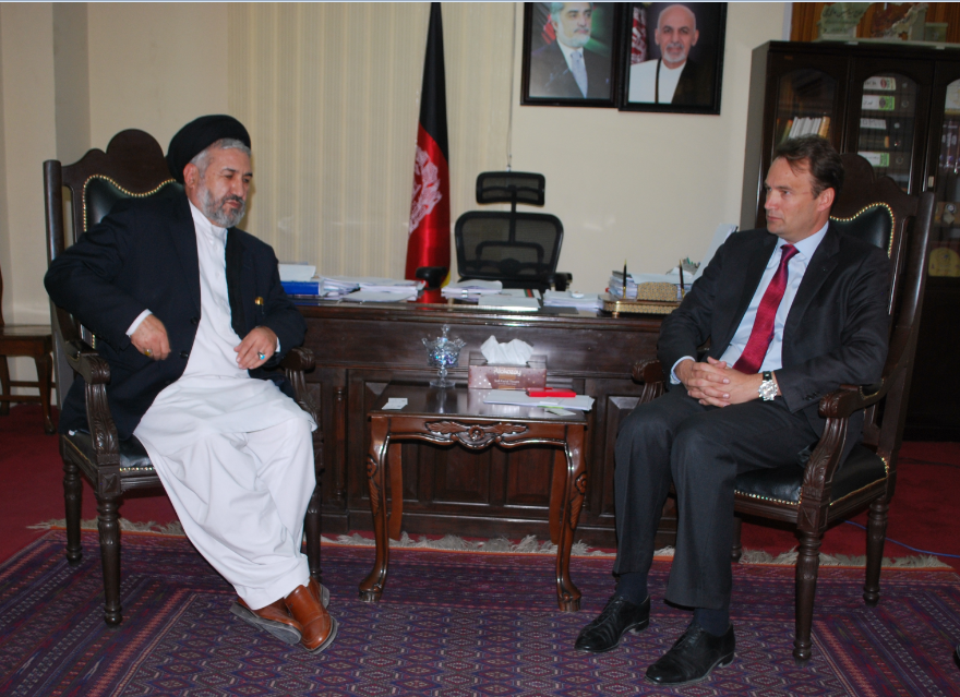 دیدار عالمی بلخی با سفیر کشور هالند در افغانستان
