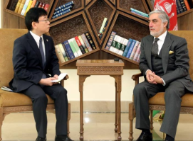جاپان - دیدار داکتر عبدالله عبدالله  با سفیر جدید جاپان