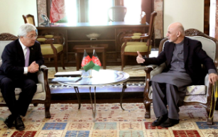 دیدار اشرف غنی با وزیر خارجه قزاقستان
