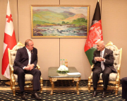 دیدار روسای جمهور افغانستان و گرجستان در پایتخت ترکمنستان