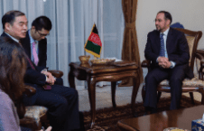 صلاح الدین ربانی با معاون وزارت امورخارجه چین دیدار کرد