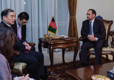 صلاح الدین ربانی با معاون وزارت امورخارجه چین دیدار کرد