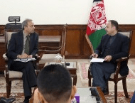 دیدار وزیر مالیه با رئیس بانک جهانی مقیم کابل