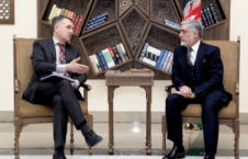دیدار داکتر عبدالله عبدالله با مسئول روابط پارلمان اروپا با افغانستان