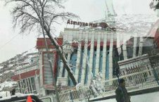 بارش سنگین برف هوتل آسمایی کابل را تخریب کرد